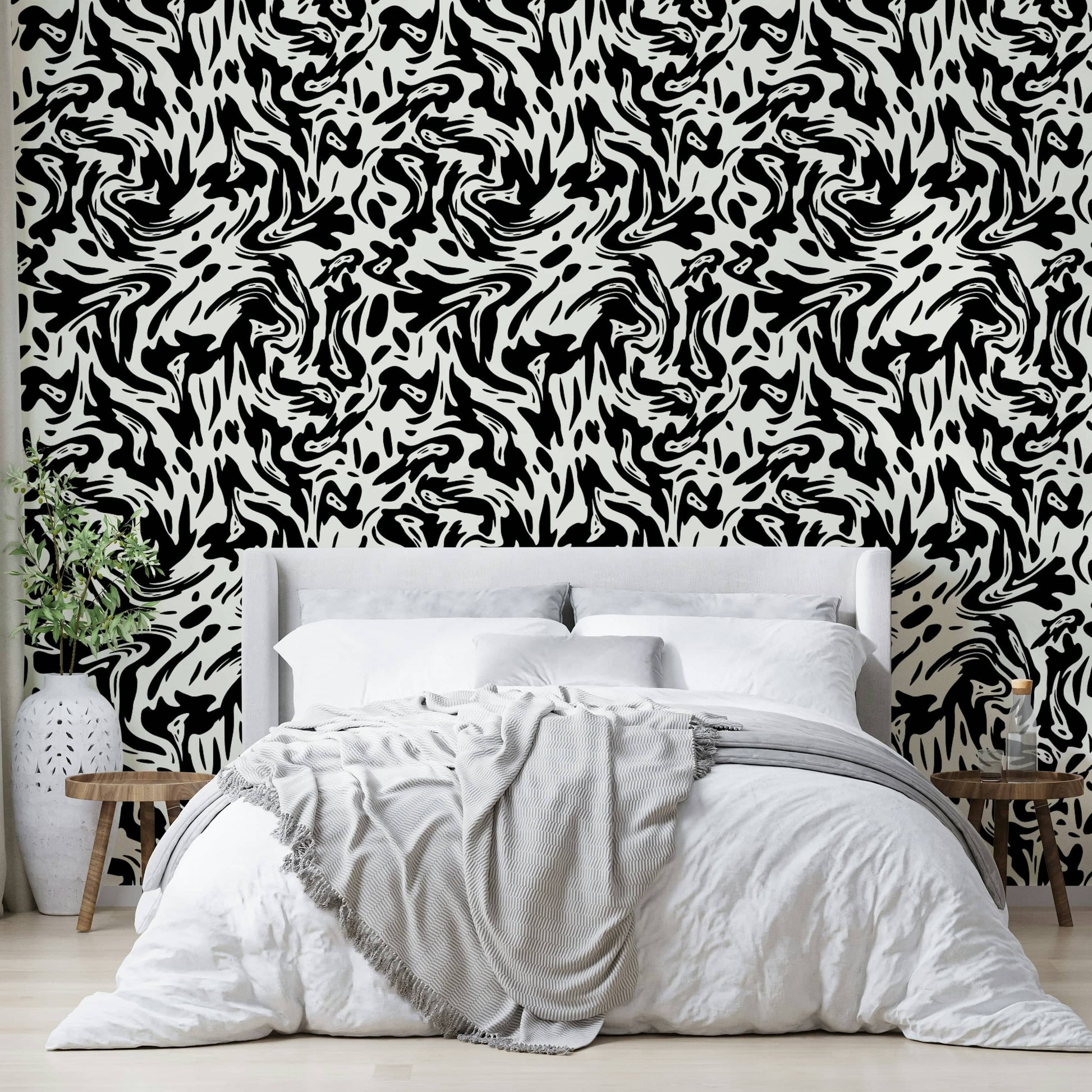 Contemporary abstract mural

