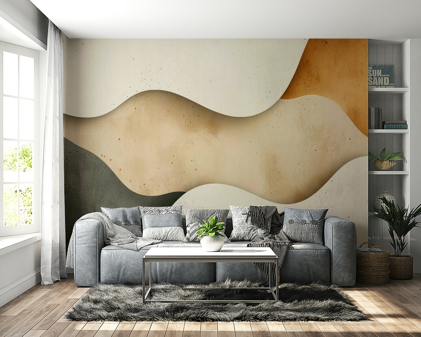 Easy install mural wallpaper

