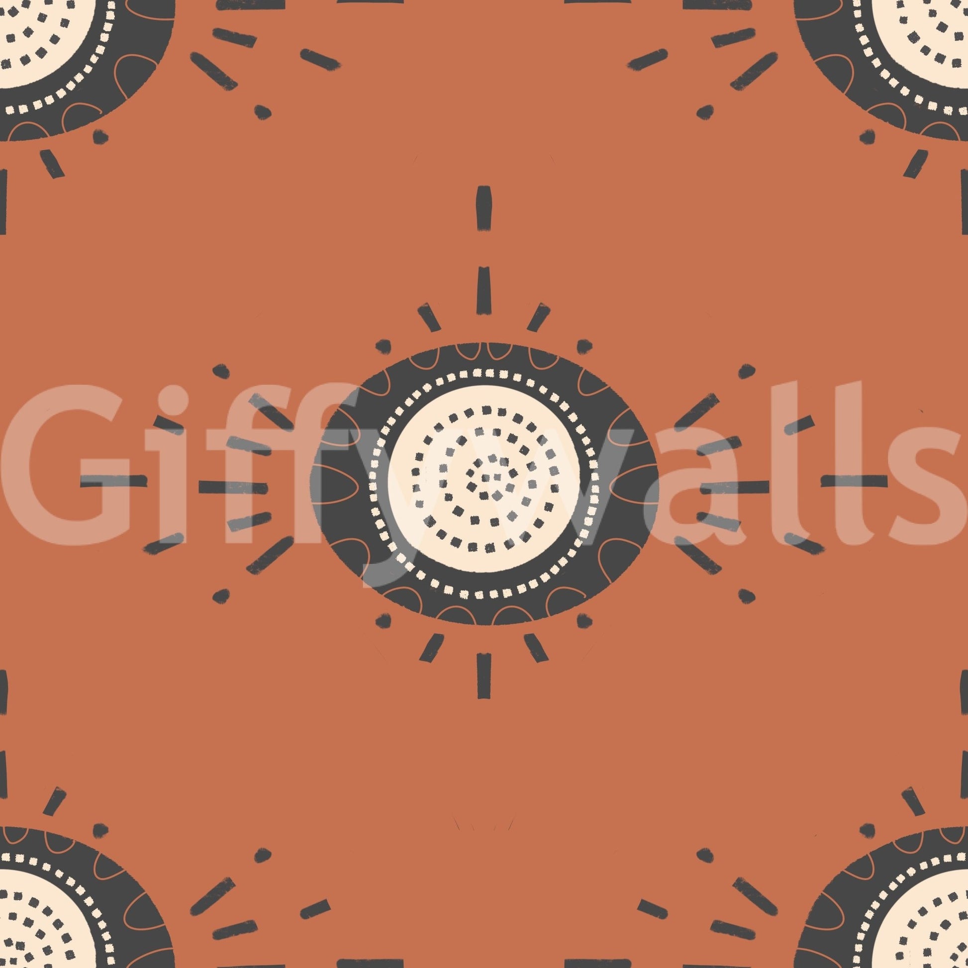 Scandinavian-inspired floral wallpaper offering a serene and stylish look

