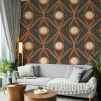 Statement floral wallpaper for walls
