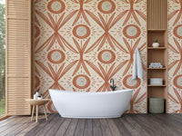 Soft rustic floral wall design
