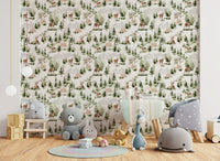 Premium Forest Dreamscape forest wallpaper artistic design.