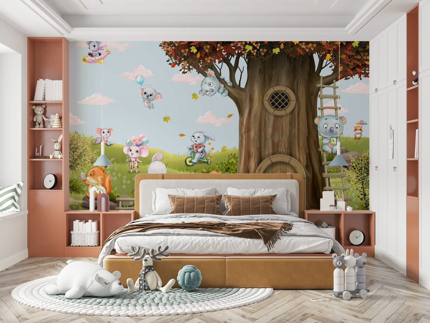 The image has a happy, energetic mood.

