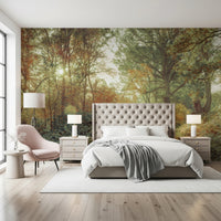Forest Glow Wall Mural