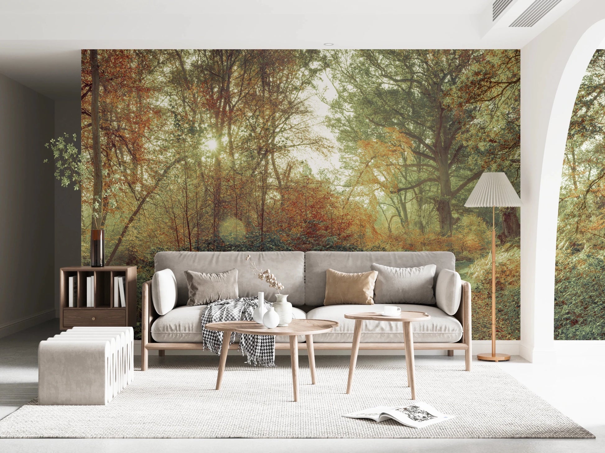 Forest Glow Wall Mural