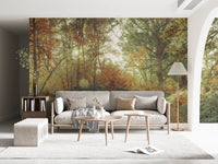 Forest Glow Wall Mural