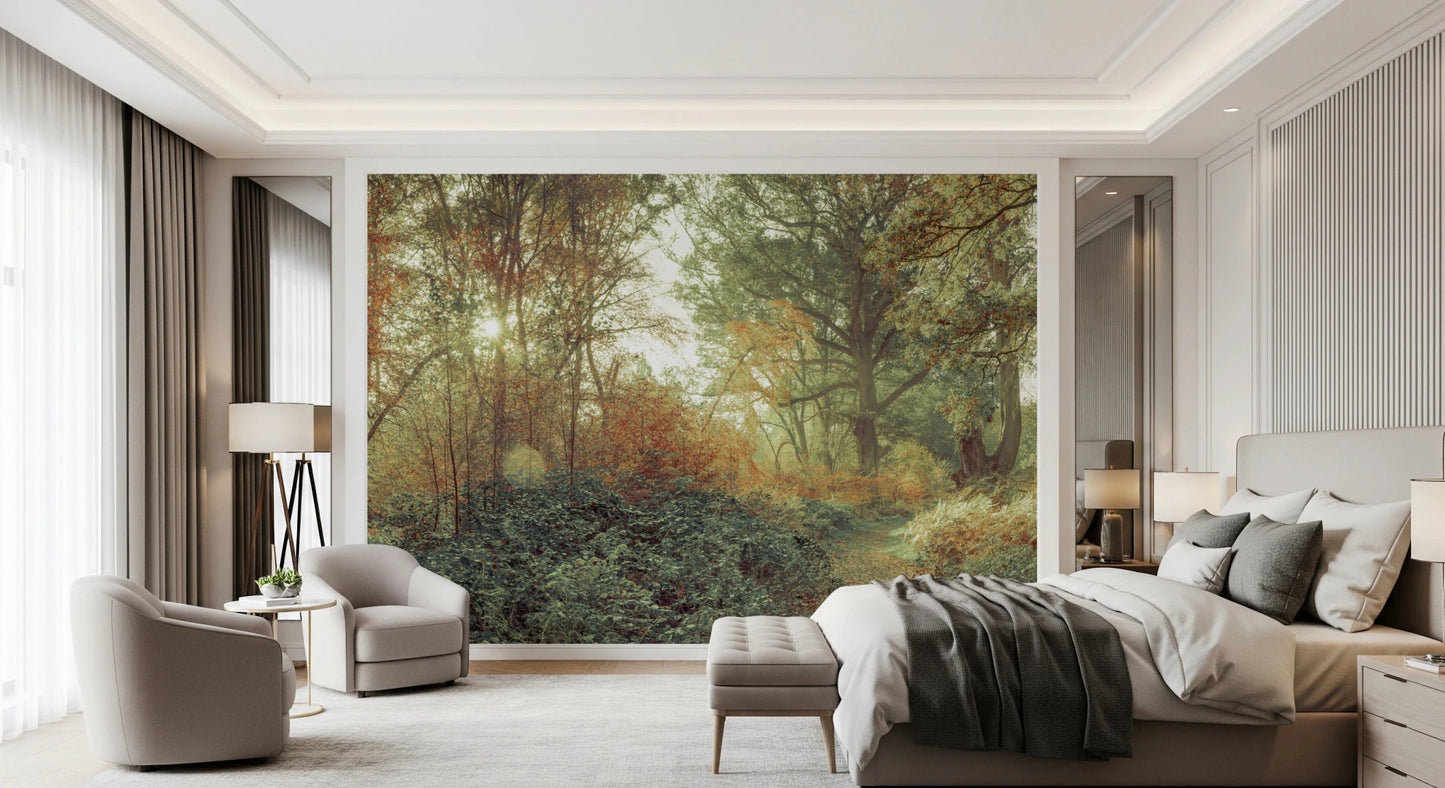 Forest Glow Wall Mural