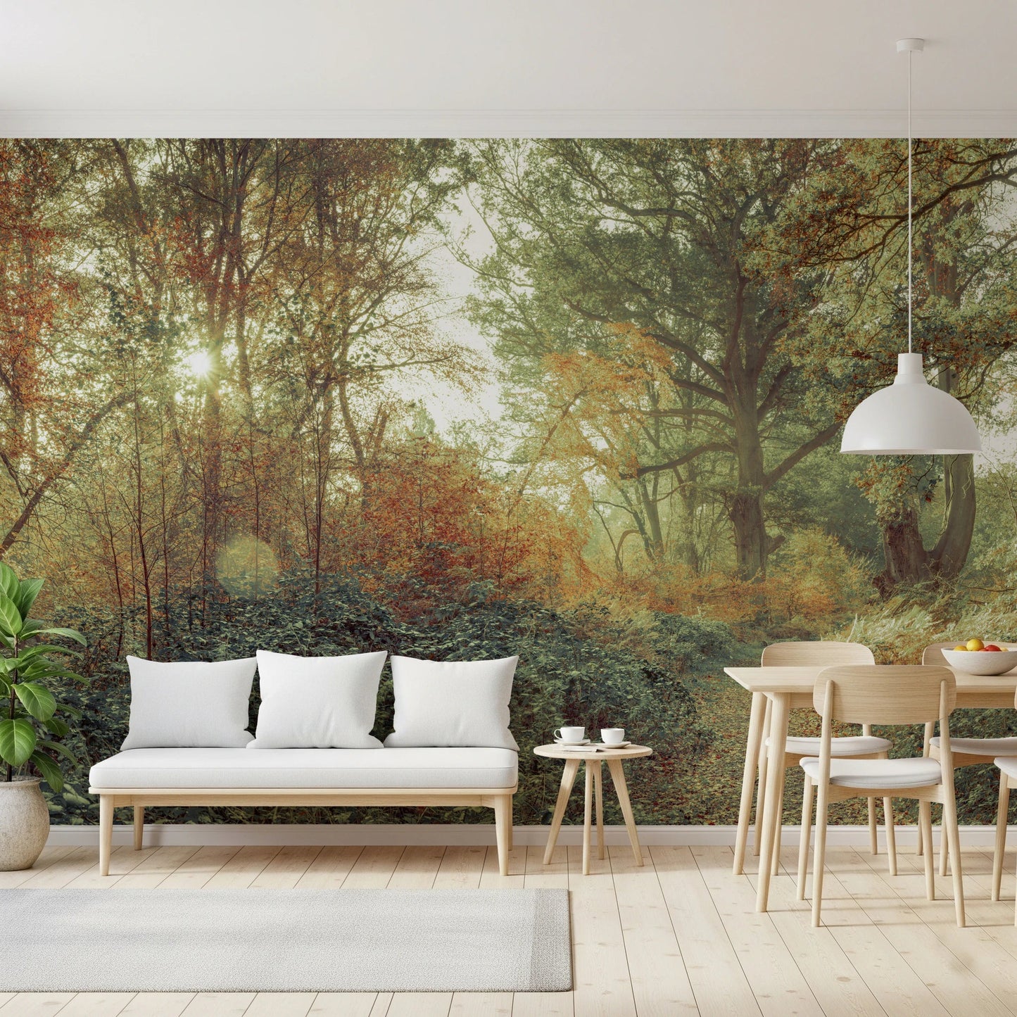 Forest Glow Wall Mural
