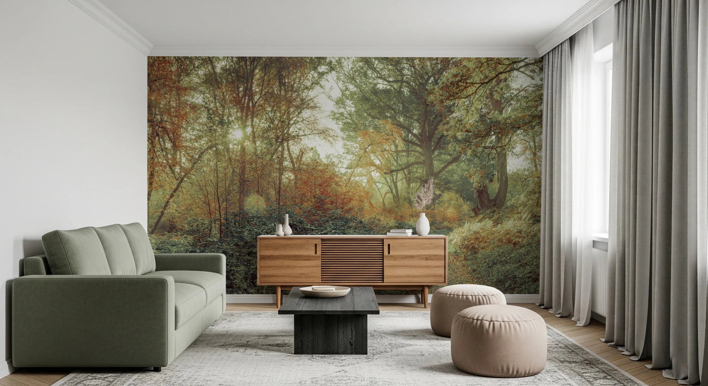 Forest Glow Wall Mural