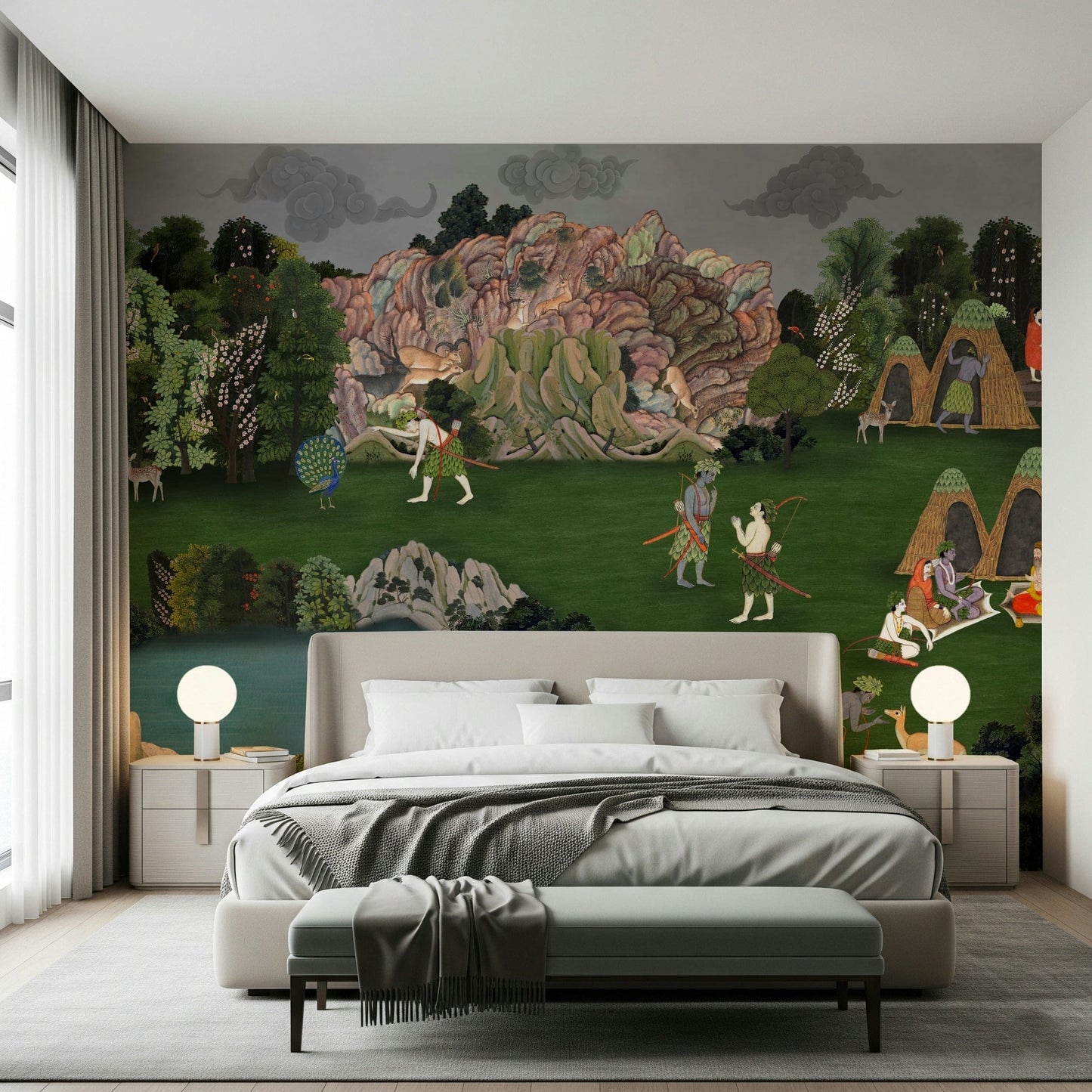 Nature Wallpaper illustrating a quiet forest environment
