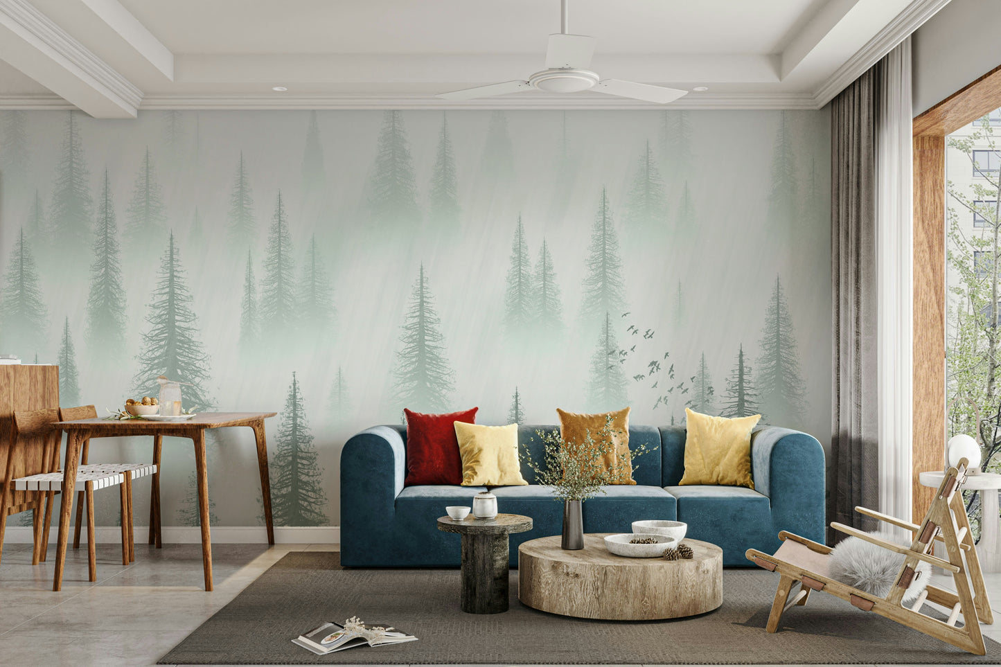 Forest serenity Wallpaper