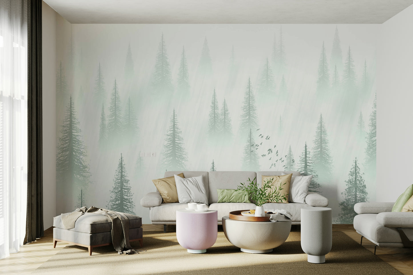 Forest serenity Wallpaper
