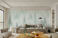 Forest serenity Wallpaper