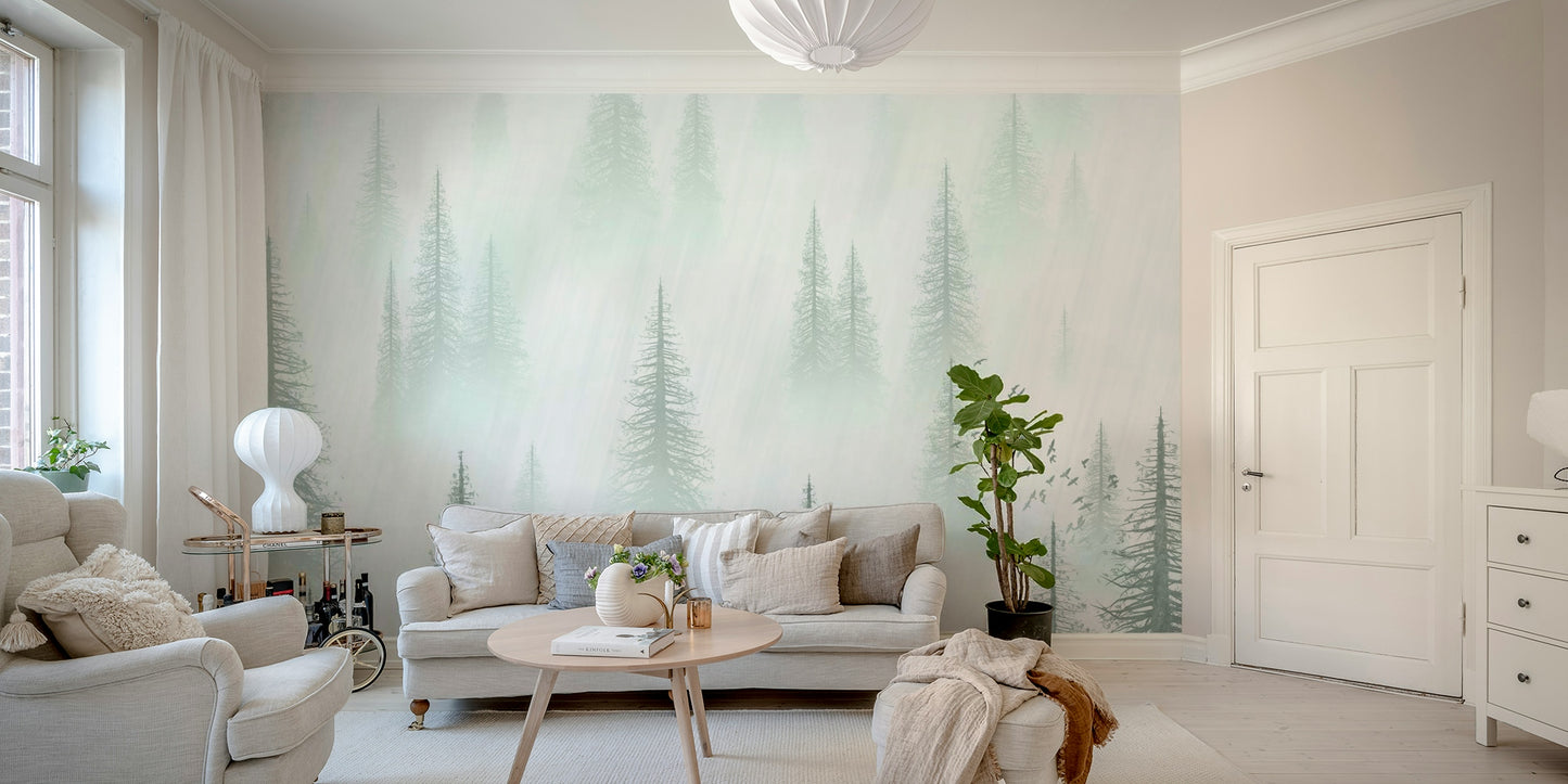 Forest serenity Wallpaper