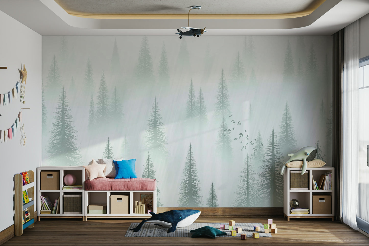 Forest serenity Wallpaper