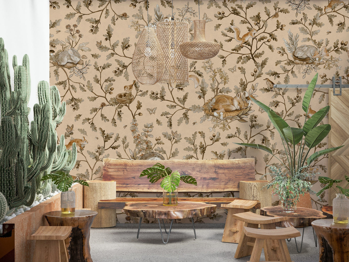 Forest Slumber Wallpaper Wall Mural