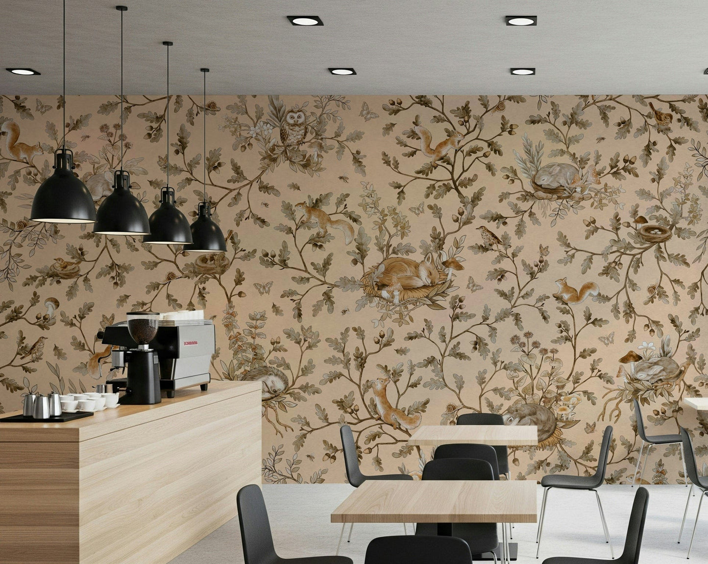 Forest Slumber Wallpaper Wall Mural