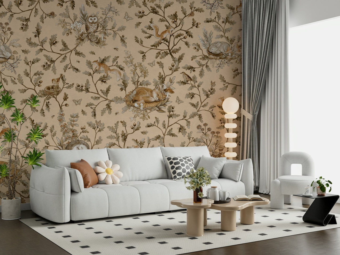 Forest Slumber Wallpaper Wall Mural