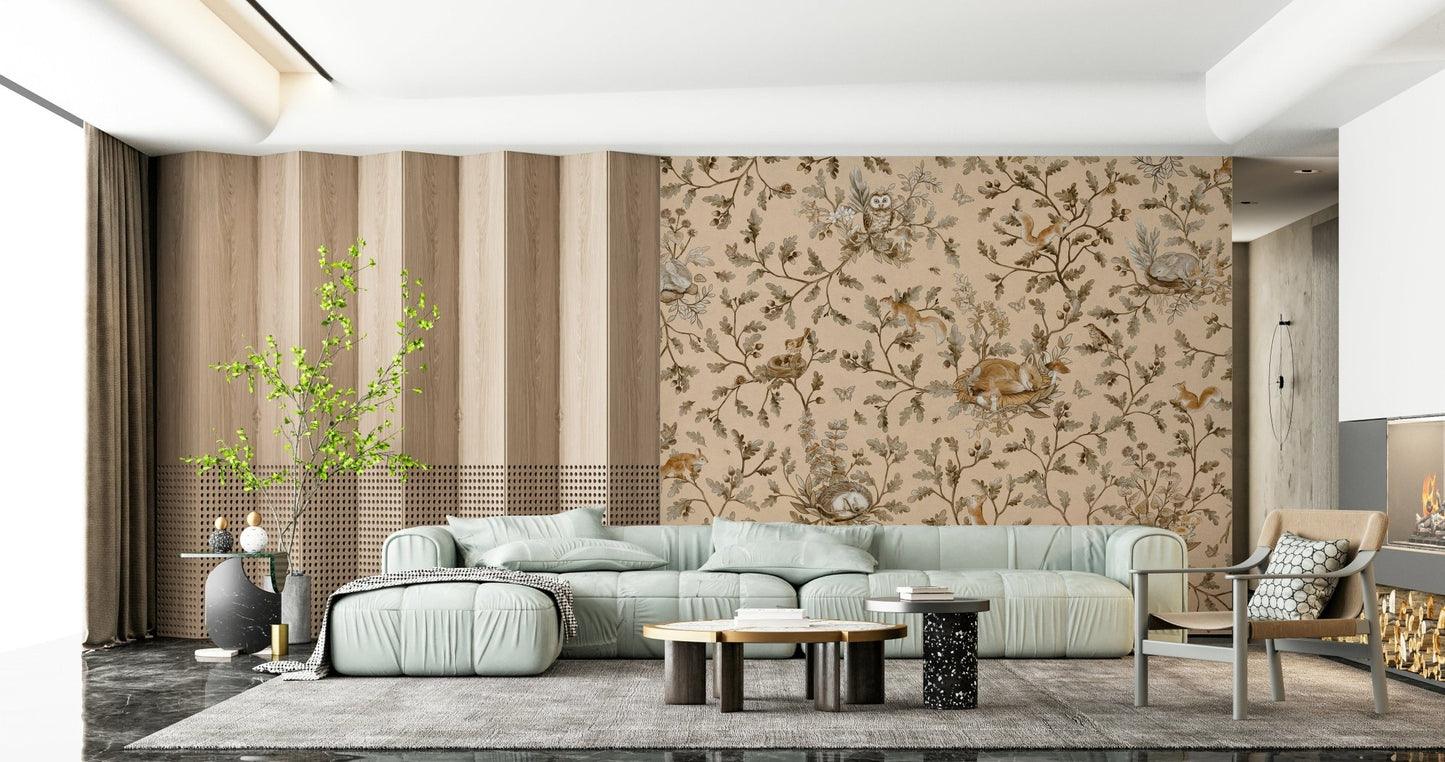 Forest Slumber Wallpaper Wall Mural