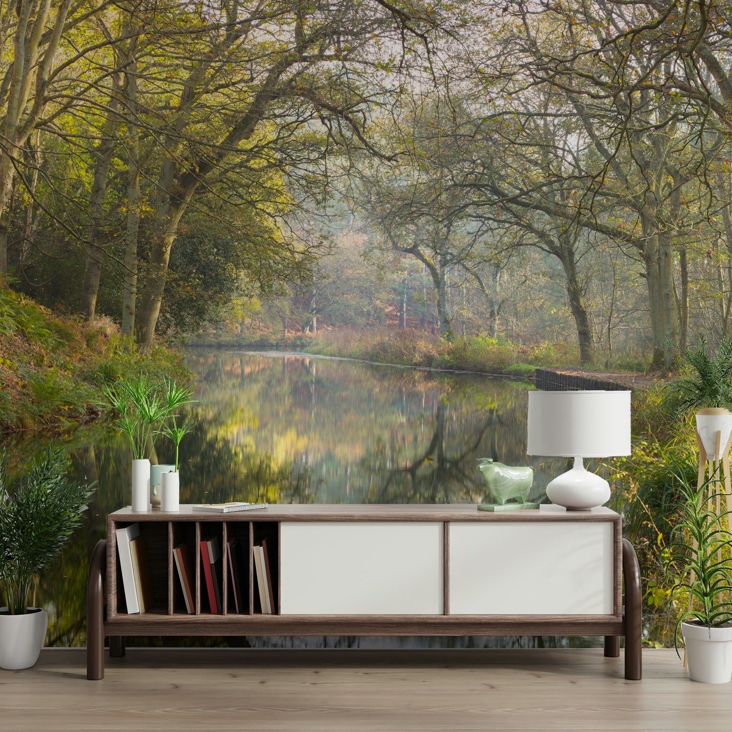The style is natural and feels very connected to the outdoors.

