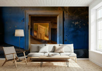 Forgotten Rooms Wall Mural — eerie, nostalgic interiors with a sense of history and mystery.