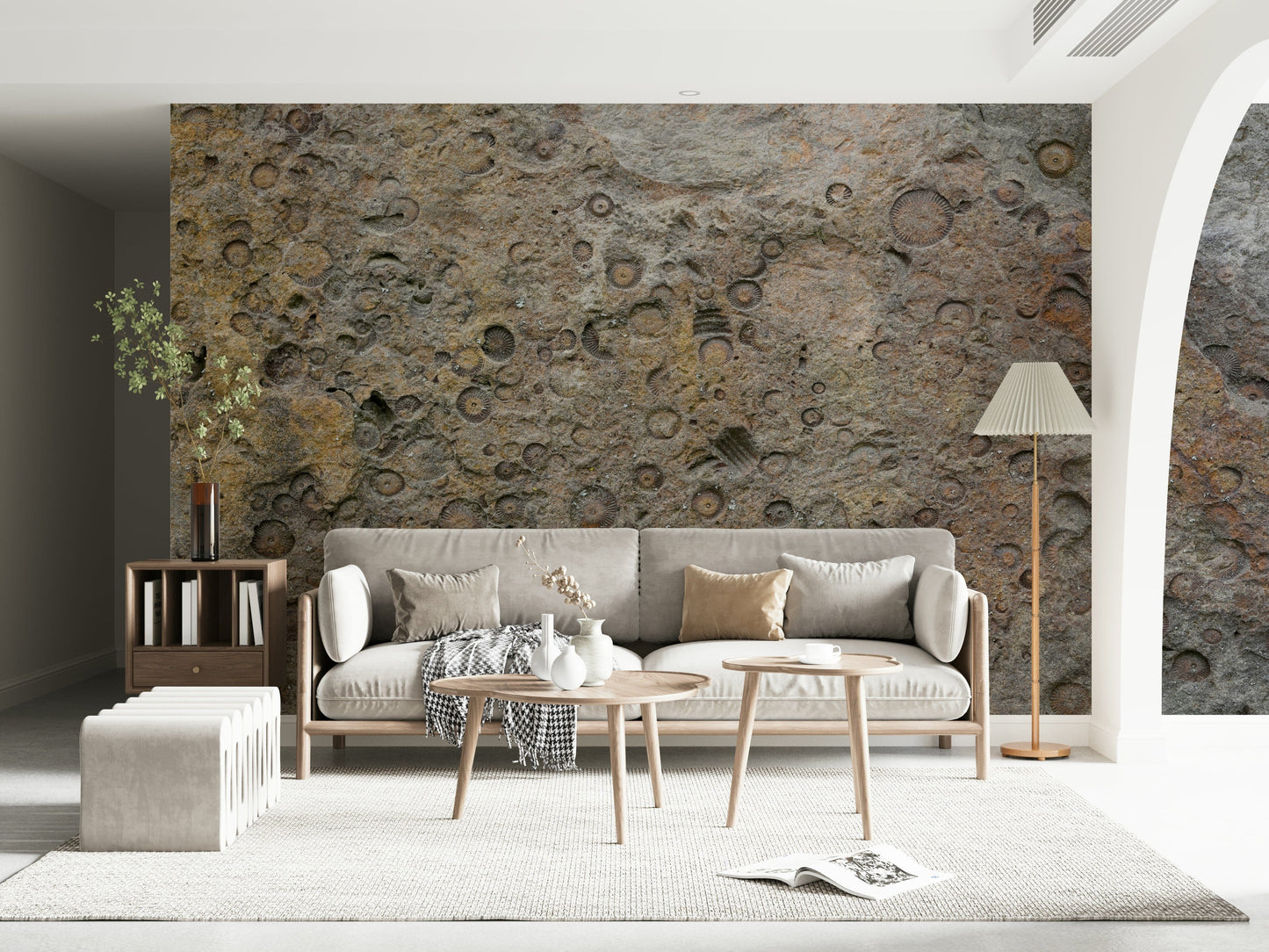 Ancient Fossil Texture Wall Mural -2566608