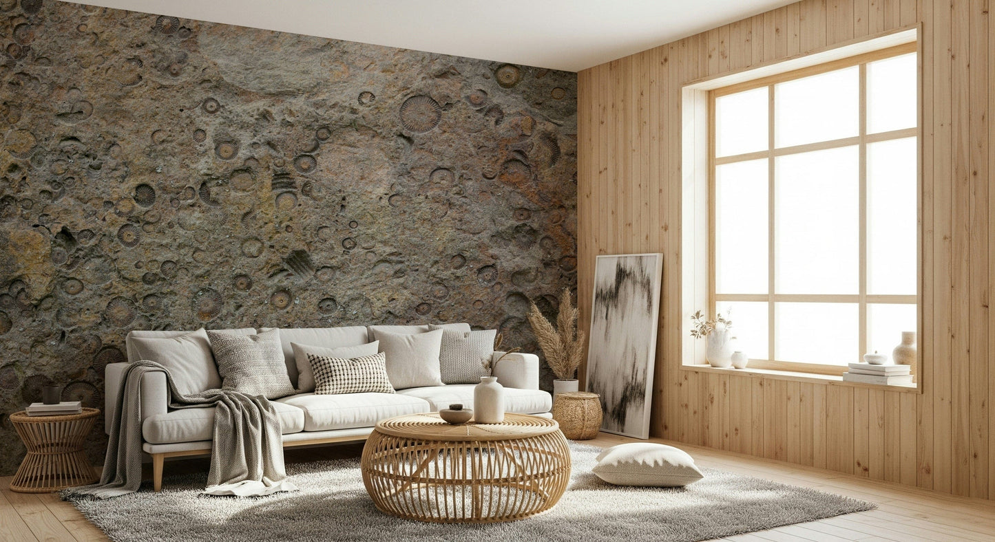 Ancient Fossil Texture Wall Mural -2566608