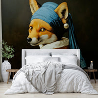 painting of a fox in a robe

