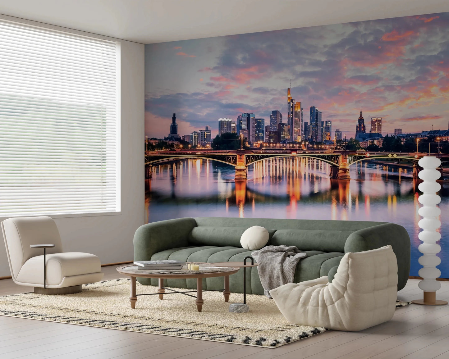 Frankfurt Dawn Wall Mural