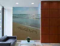 The room's lighting highlights the peaceful feel of the scene.

