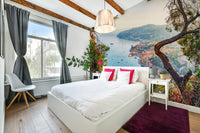 French coastal mural for bedrooms and living rooms


