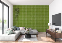 Fresh Green Check Wallpaper⁠
