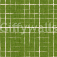 Fresh Green Check Wallpaper⁠