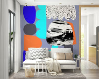 Elegant and serene Fresh Purple Mural for a stylish home decor

