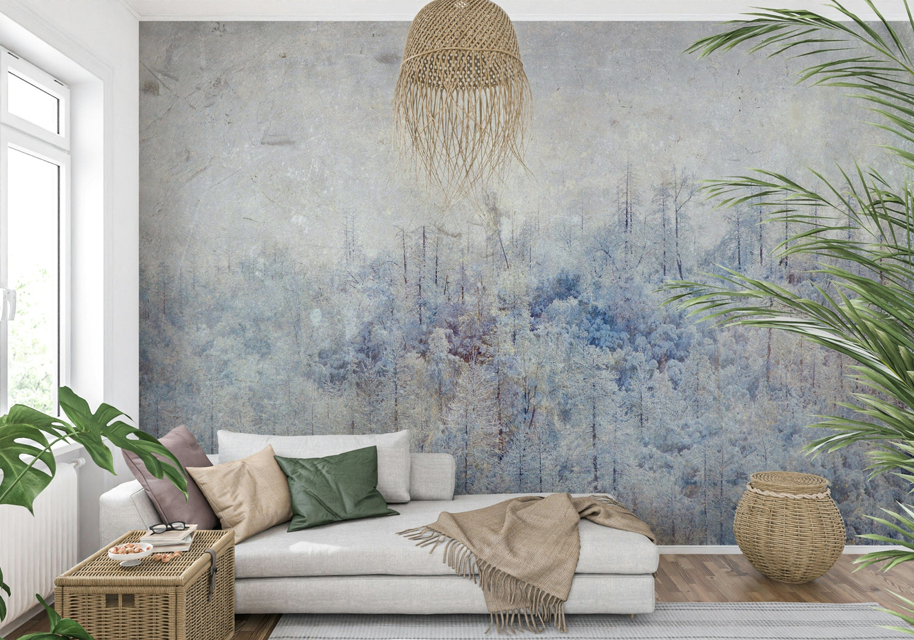 Frosted Forest Dream Wall Mural -2671433