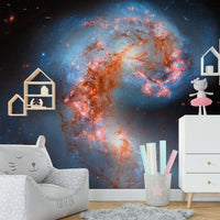 The design gives a feeling of quiet, cosmic beauty.

