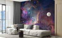 Cosmic nebula design for mural inspiration
