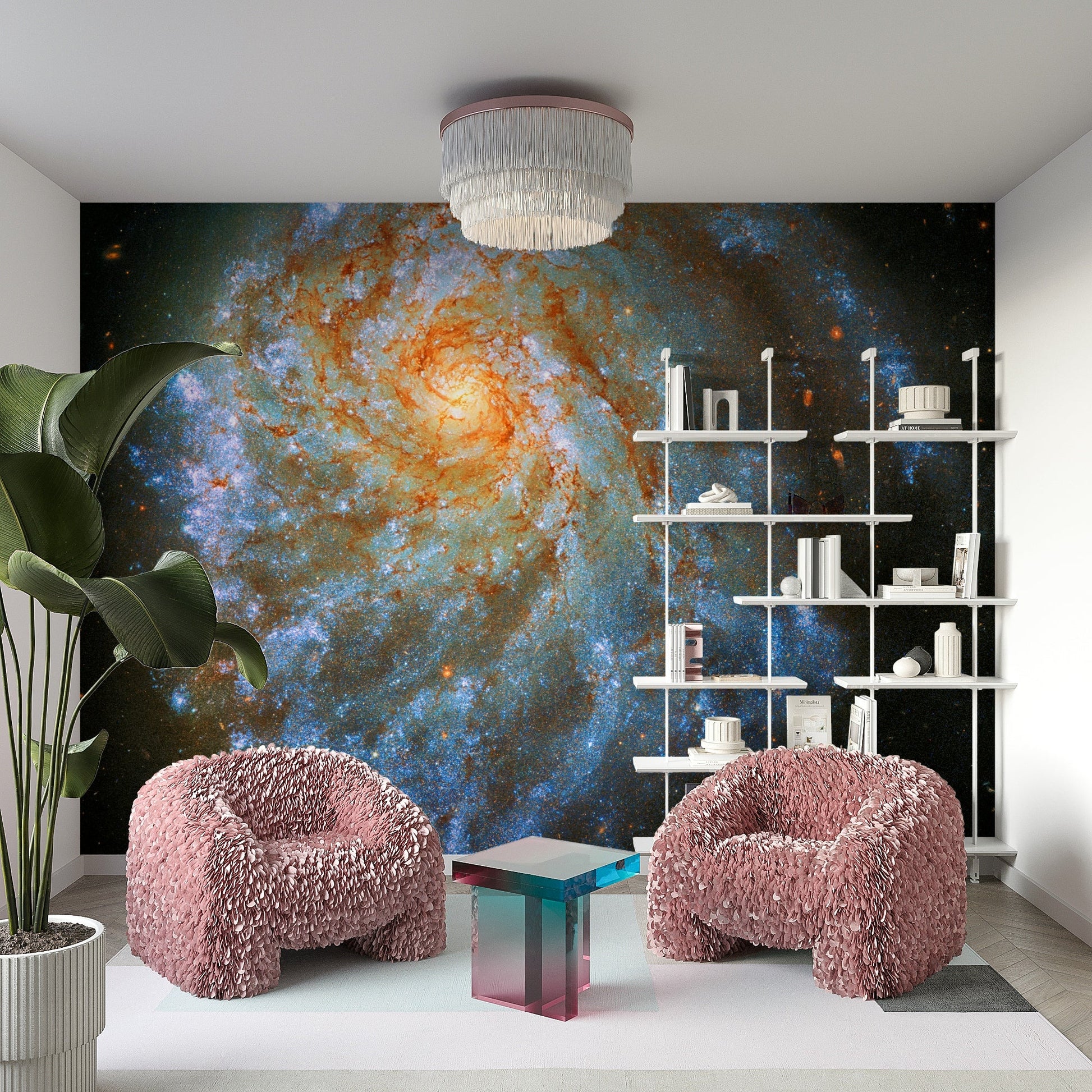 The mood is peaceful and serene.

