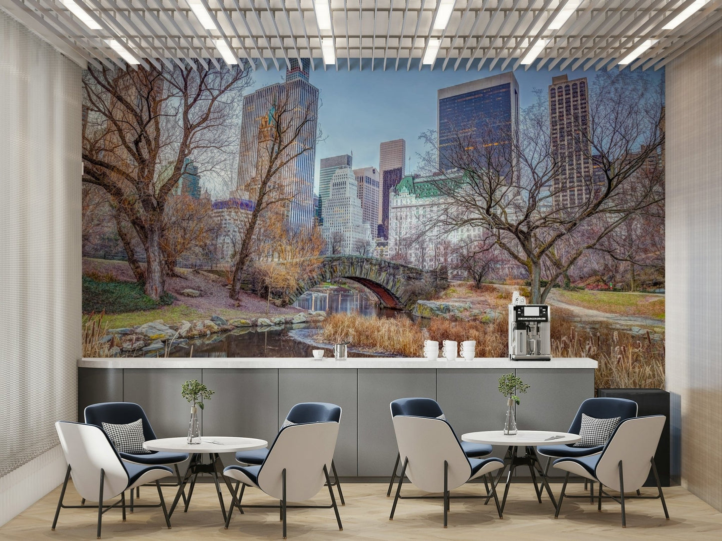 Gapstow Bridge mural wallpaper
