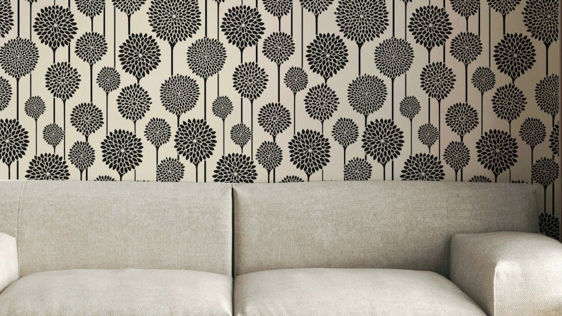 Seamless pattern for wall application.

