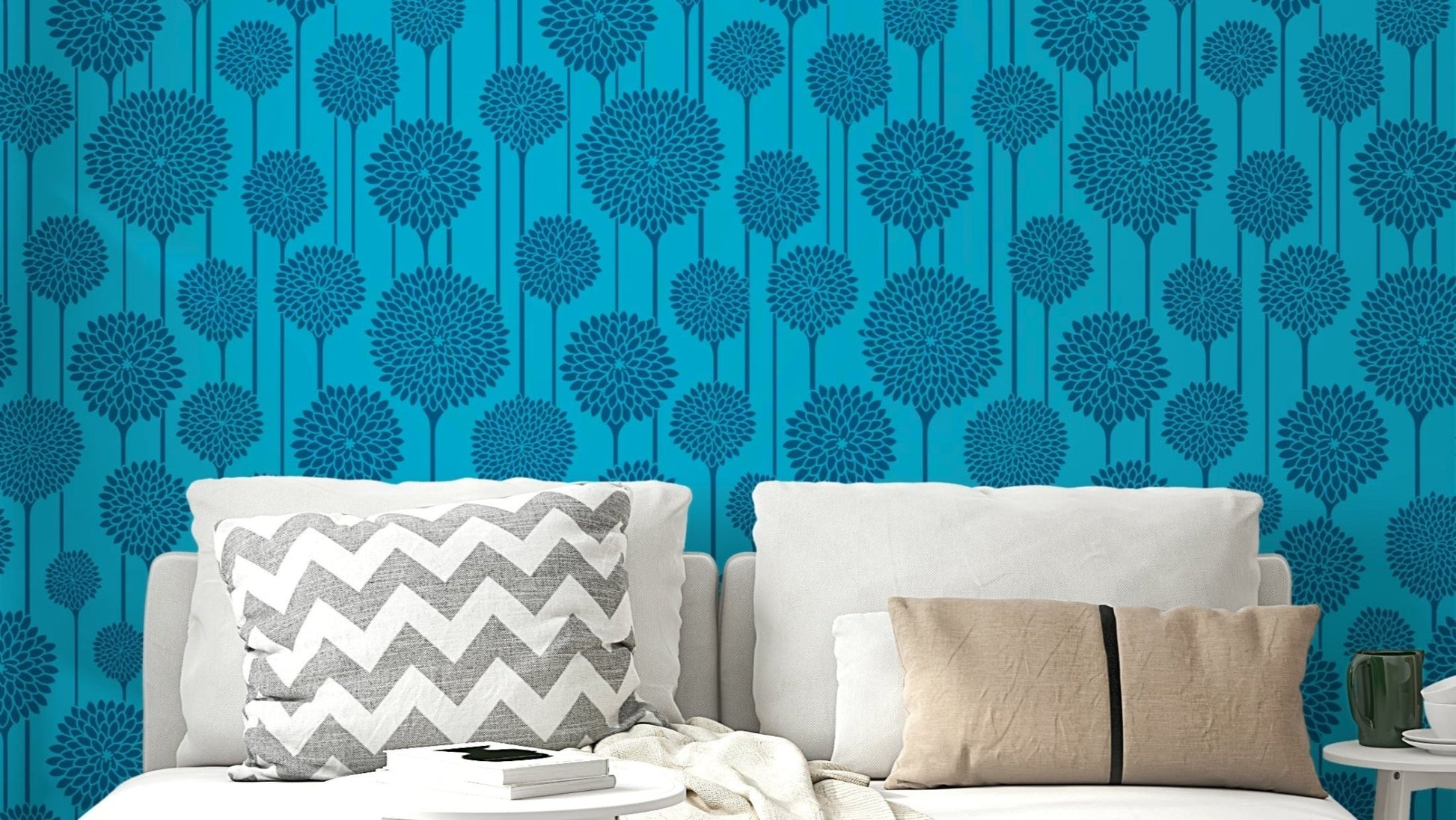 Seamless pattern for wall application.

