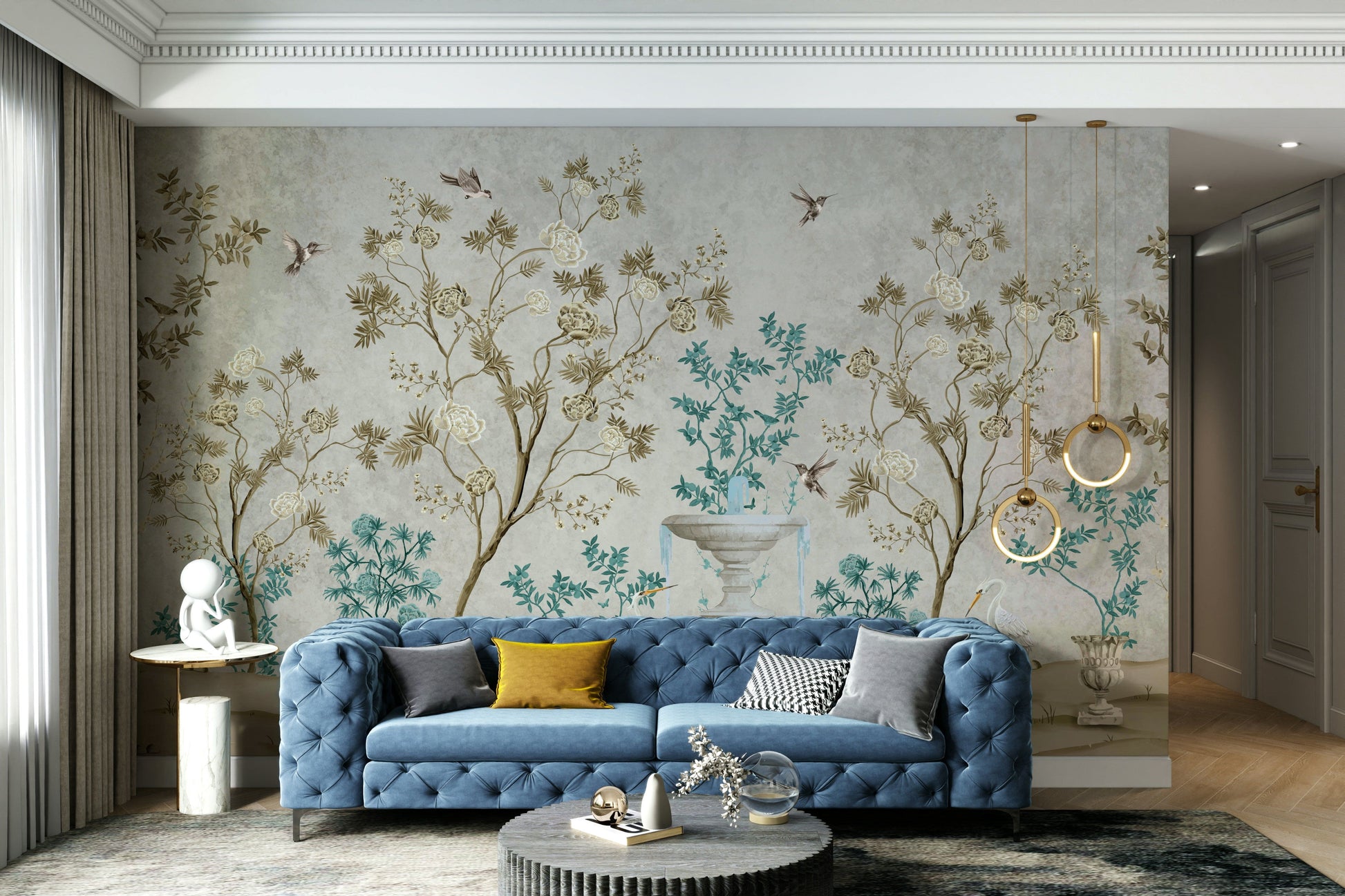 The image feels peaceful and restful.

