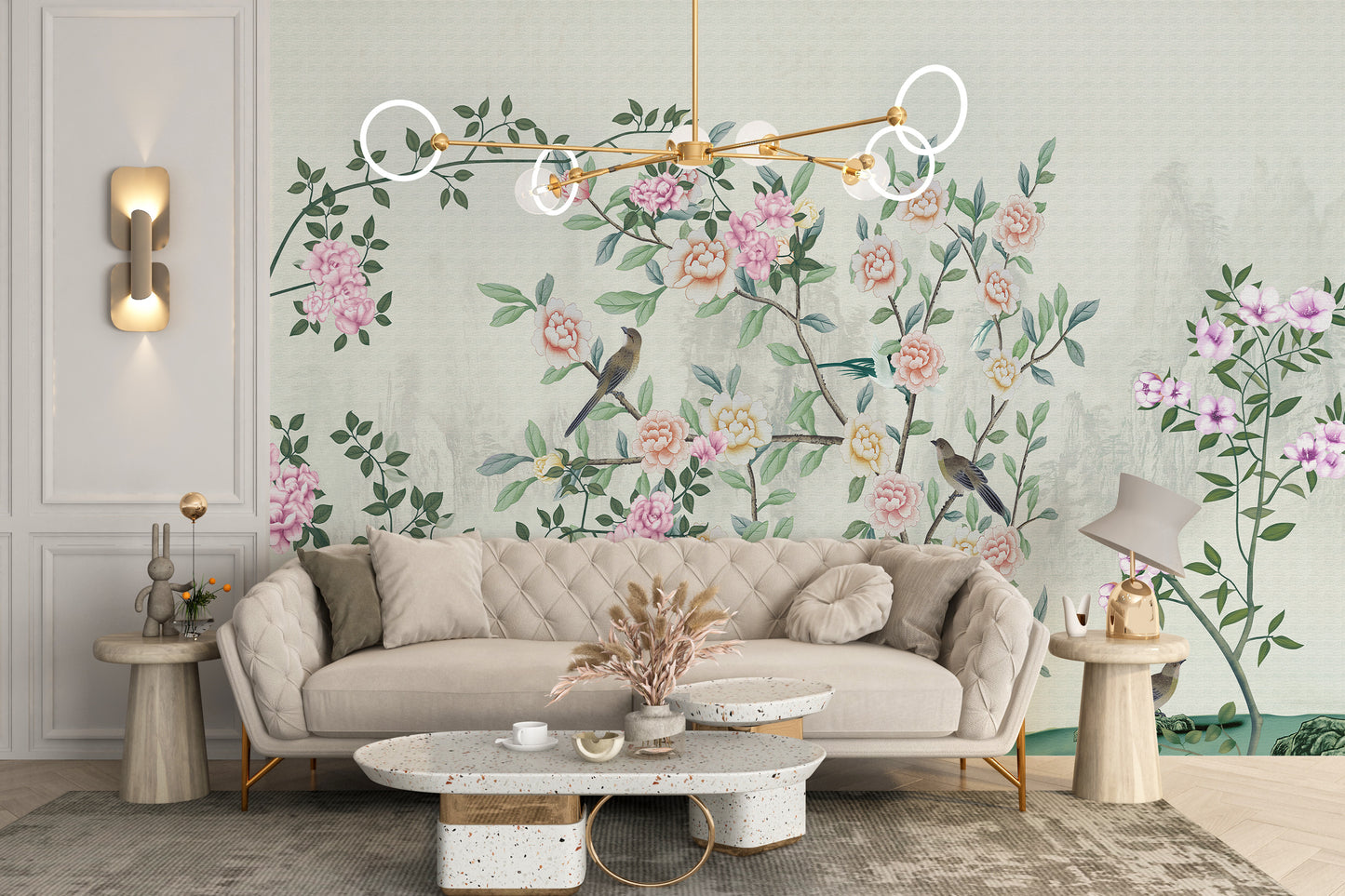 Garden Flowers Based Wallpaper Murals - Giffywalls