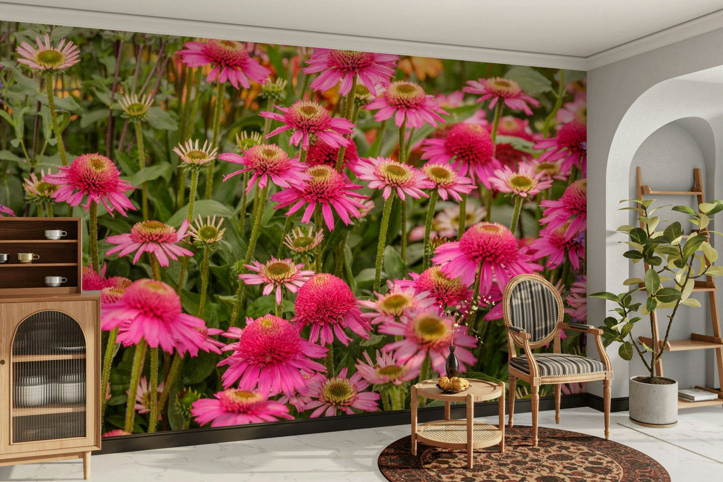 Meadow bloom wallpaper decor

