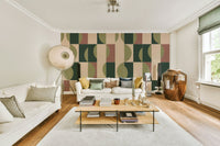 Evoke the rhythm of stepping stones and blooming buds

