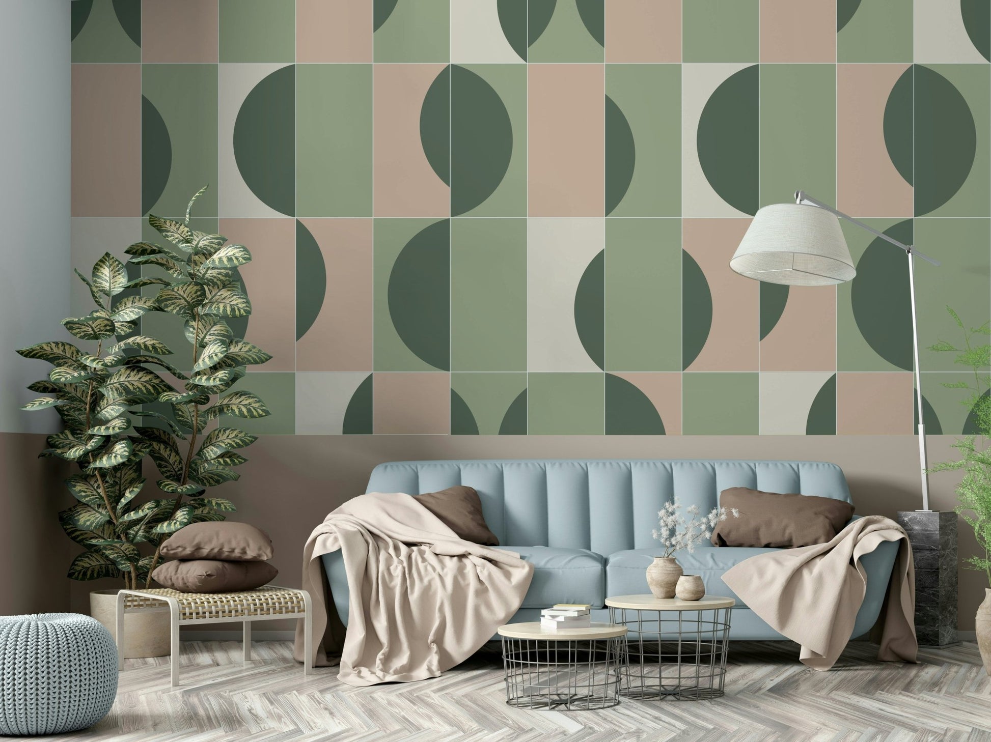 Creates a tranquil and stylish feature wall

