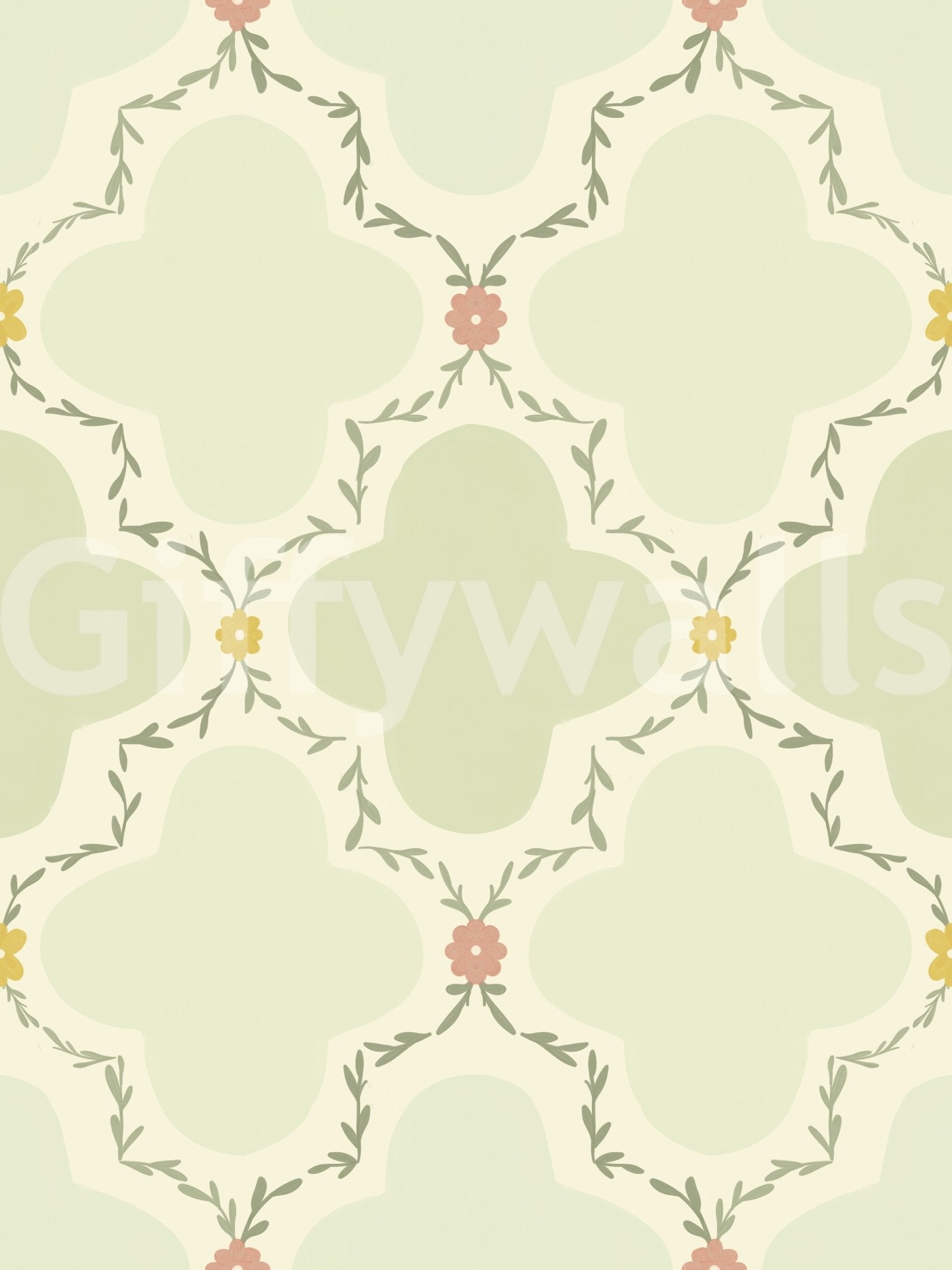 Garden Trellis Wallpaper⁠