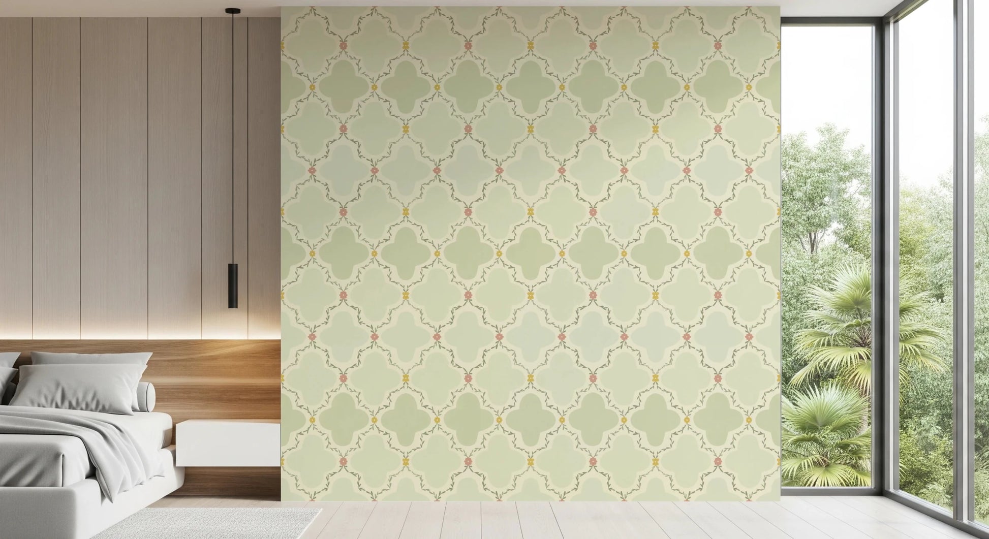 Garden Trellis Wallpaper⁠