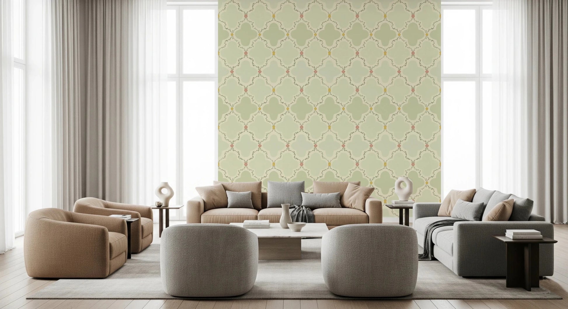 Garden Trellis Wallpaper⁠