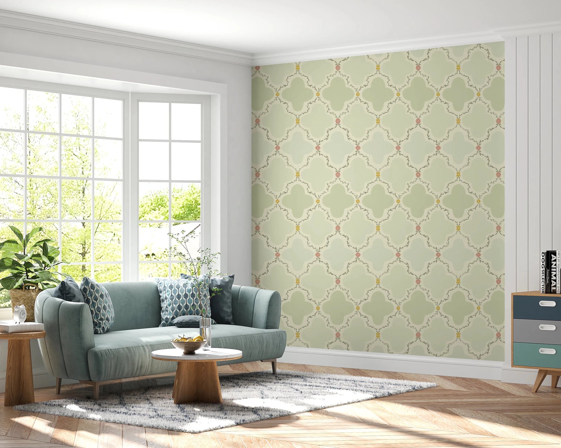 Garden Trellis Wallpaper⁠